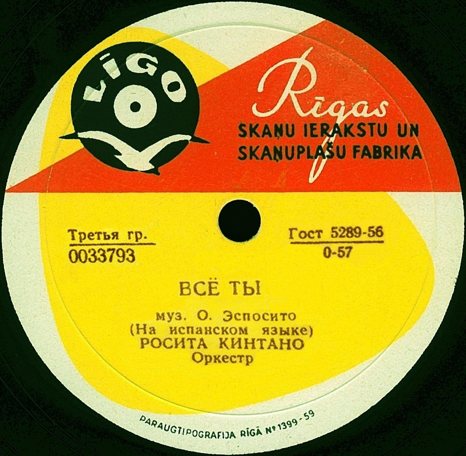 Росита Кинтано — Нет, сеньор / Всё ты