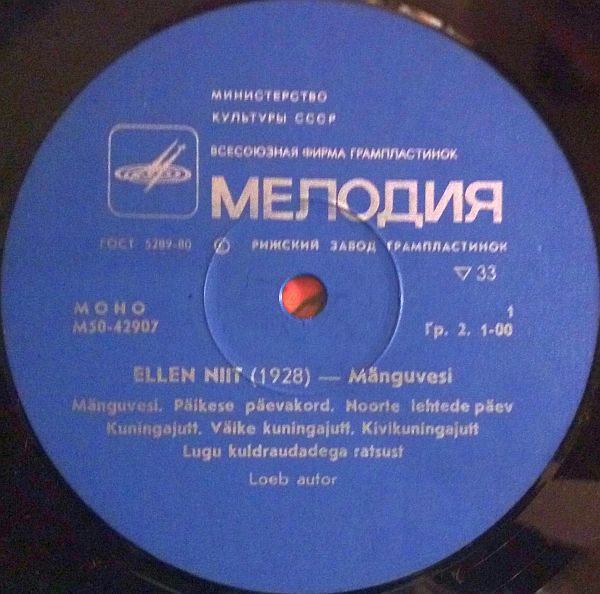 Э. НИИТ (1928): Стихи для детей. Читает автор