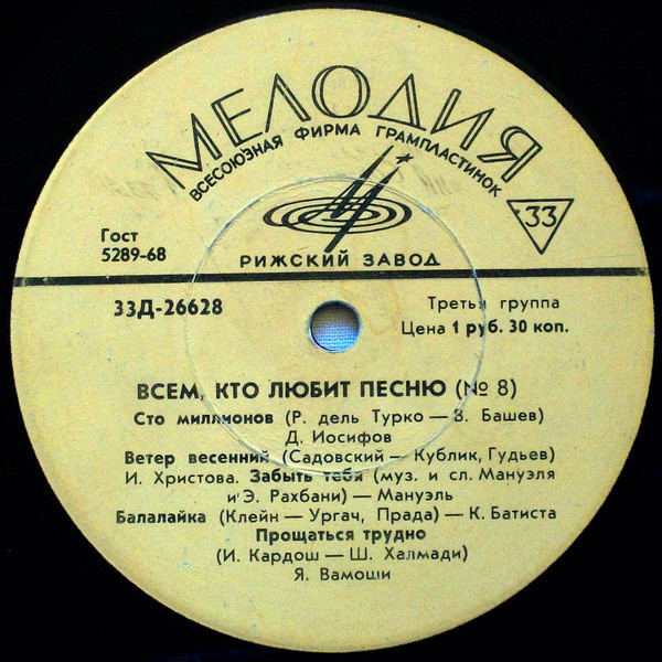 Всем, кто любит песню (№ 8)