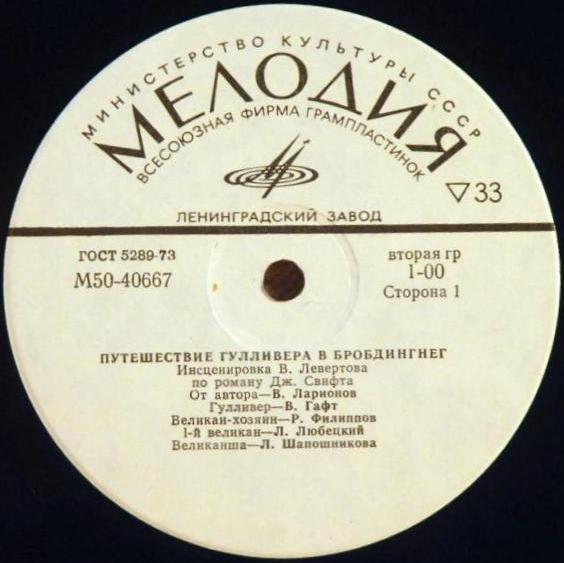 Д. Свифт - Путешествие Гулливера в Бробдингнег