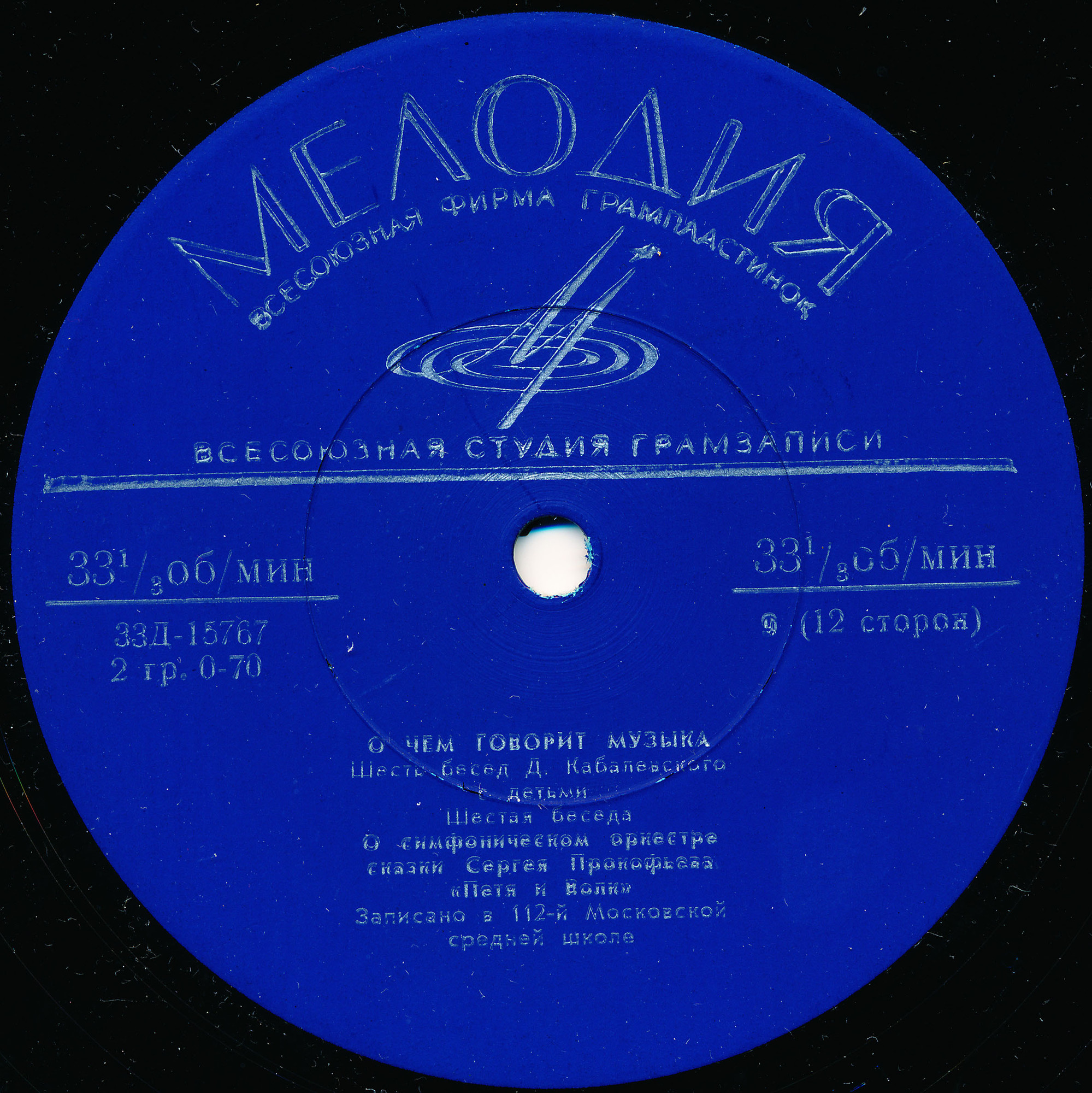 О ЧЁМ ГОВОРИТ МУЗЫКА: Шесть бесед Д. Кабалевского с детьми