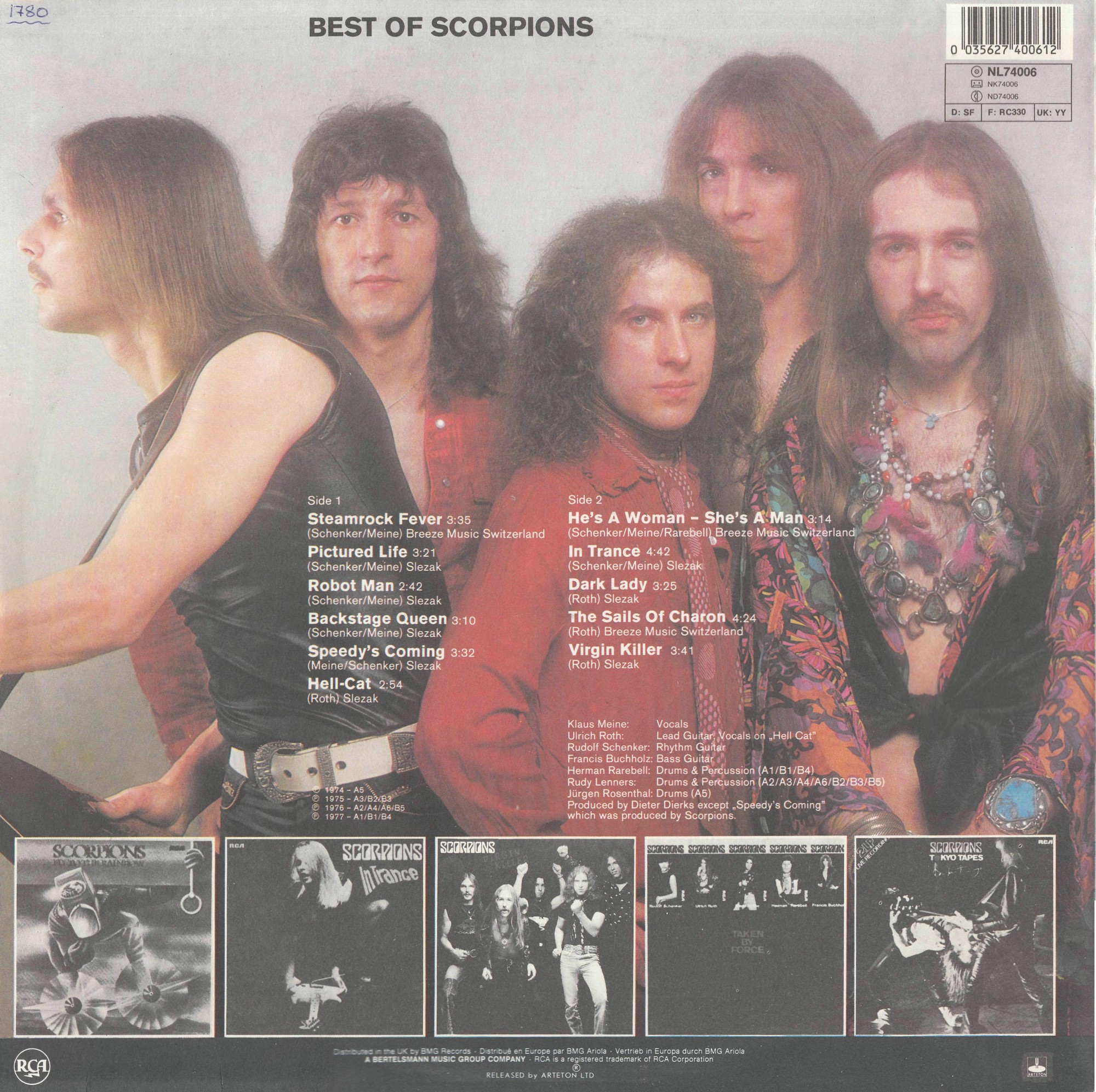SCORPIONS «Best Of Scorpions, Vol. 1»