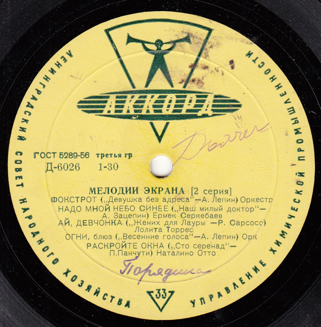 Мелодии экрана (2 серия)