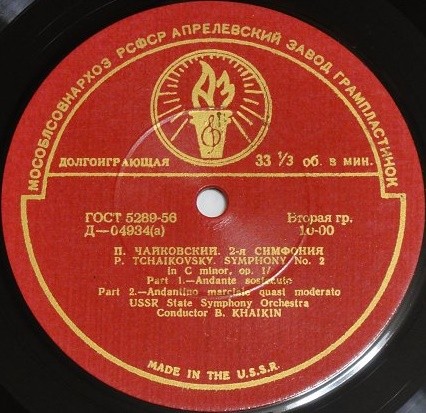 П. И. Чайковский: Симфония № 2 до минор, соч. 17 (ГСО, дир. Б. Хайкин)
