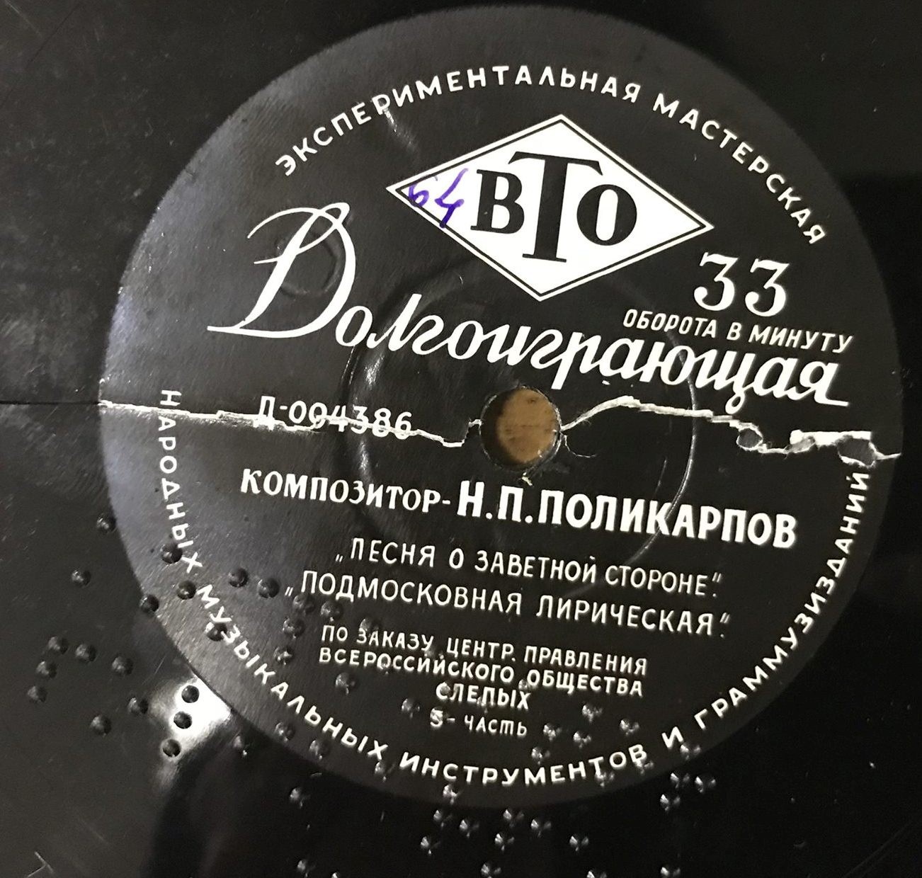 Композитор Н. П. ПОЛИКАРПОВ