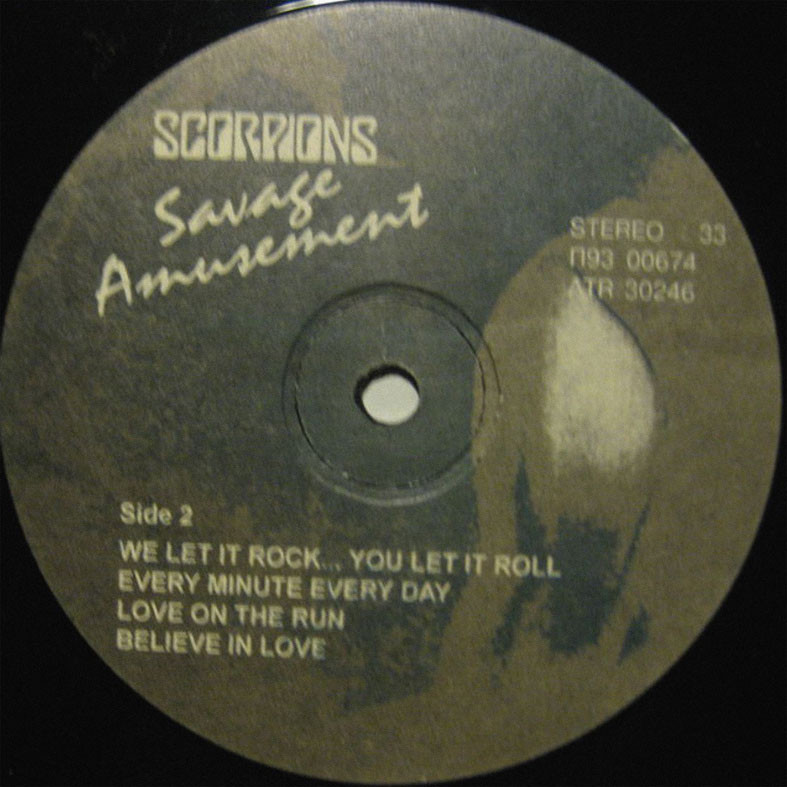 SCORPIONS. Savage Amusement