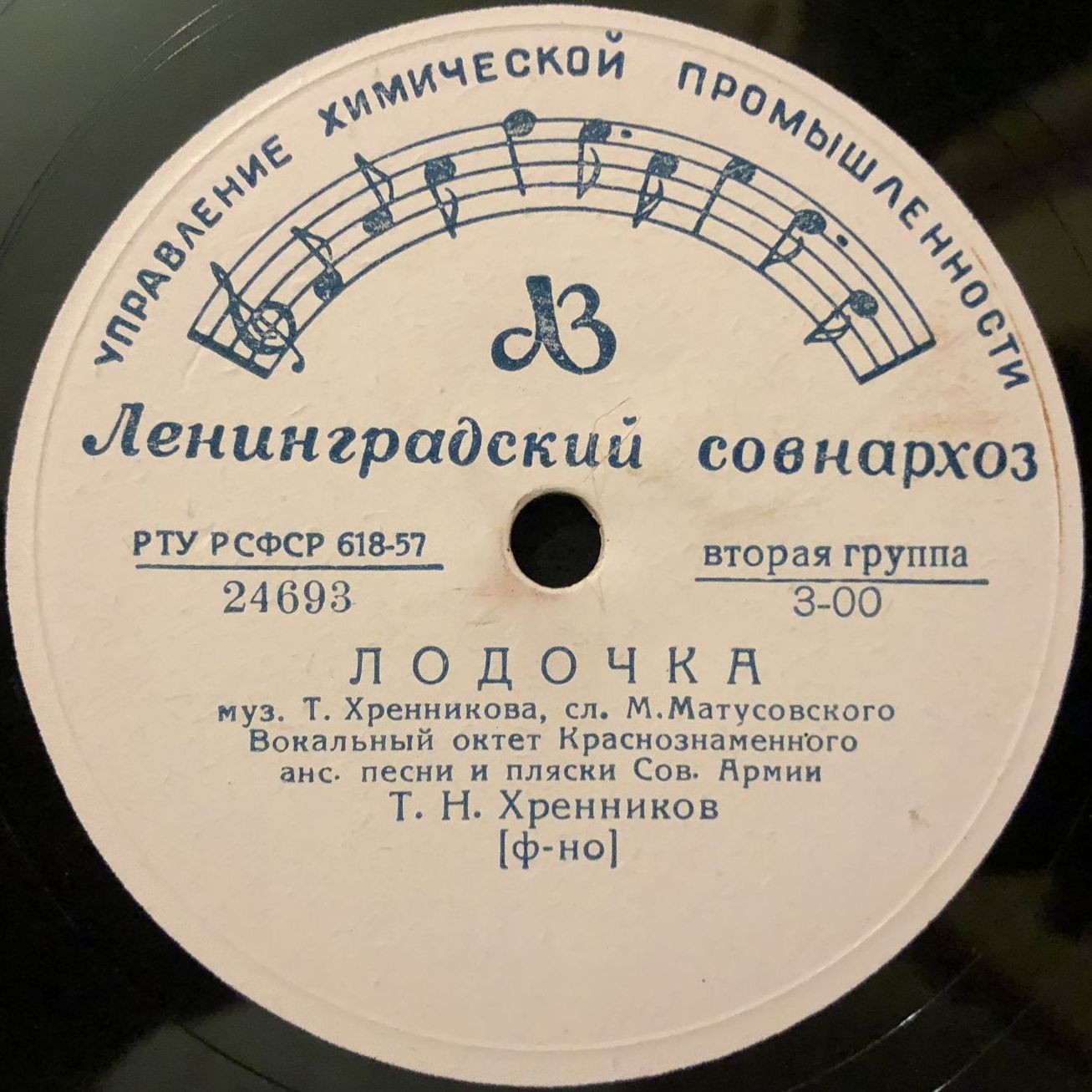 Вокальный октет Краснознамённого ансамбля песни и пляски Советской армии