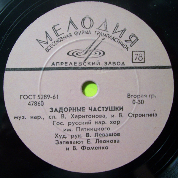 Гос. русский нар. хор им. Пятницкого