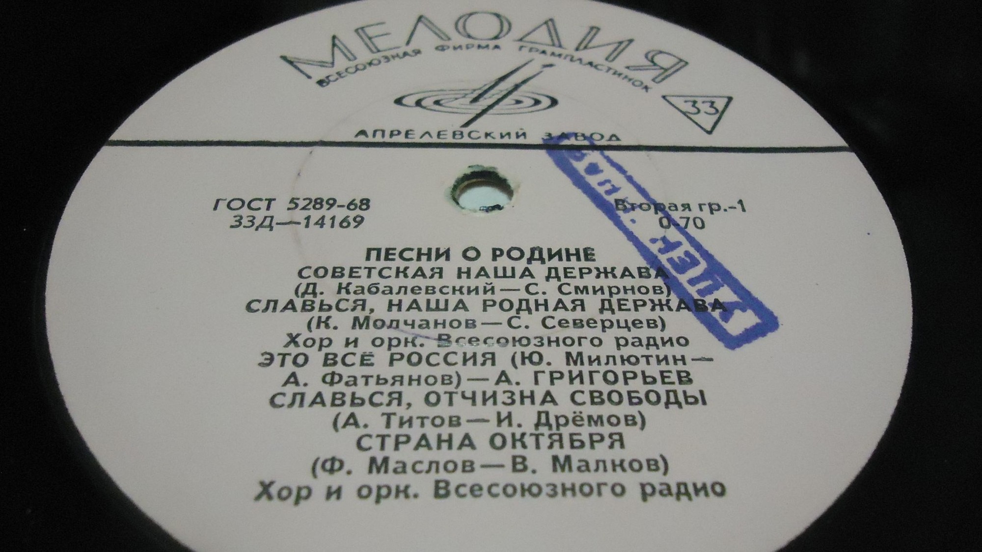 ПЕСНИ О РОДИНЕ