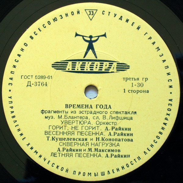 Аркадий Райкин. Времена года