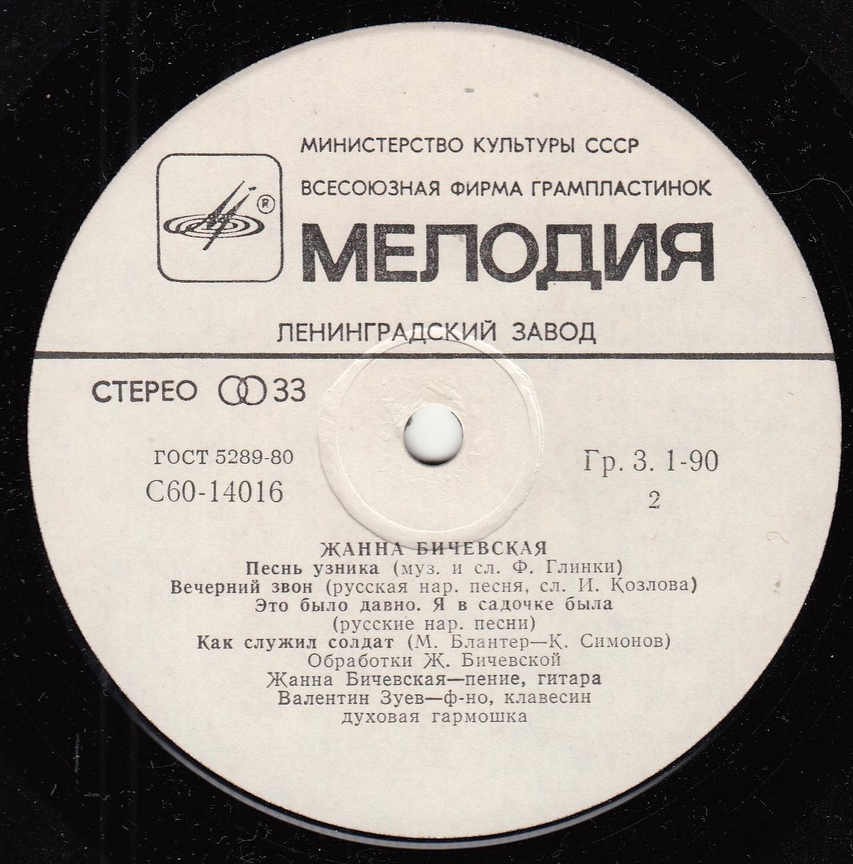 Жанна Бичевская