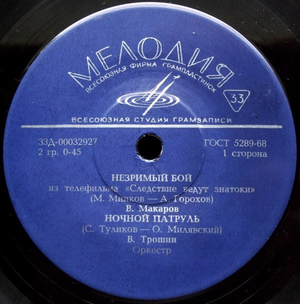 Песни о советской милиции