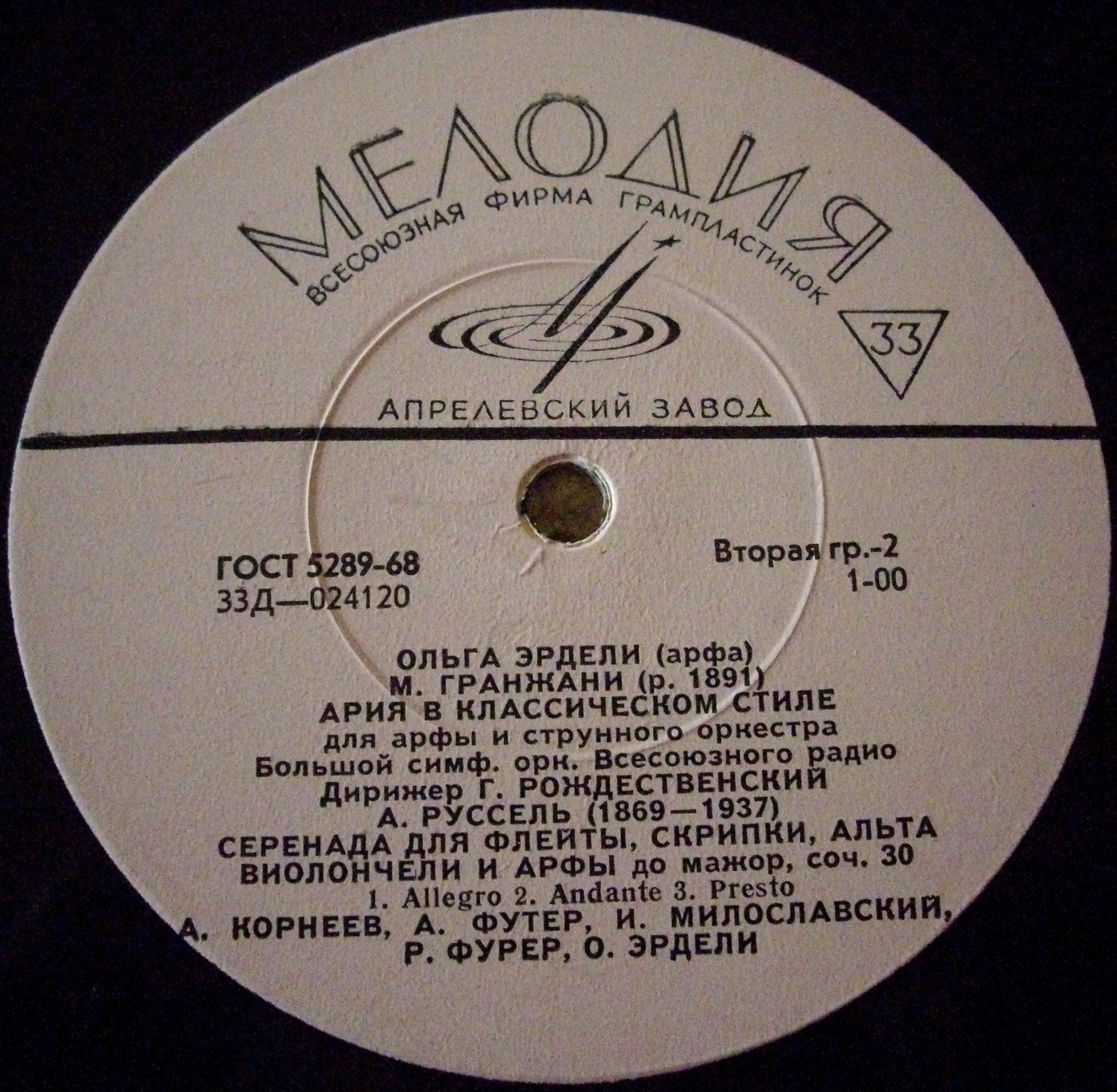 Ольга ЭРДЕЛИ (арфа)
