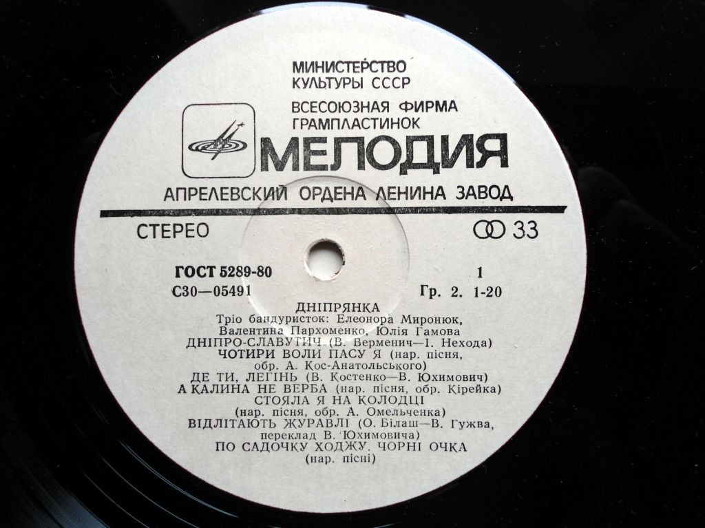 Трио бандуристок "ДНiПРЯНКА" - Е.Миронюк, В.Пархоменко, Ю.Гамова