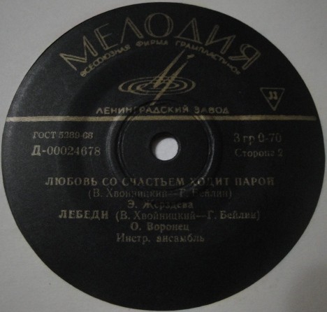 В. ХВОЙНИЦКИЙ (1928) - Песни