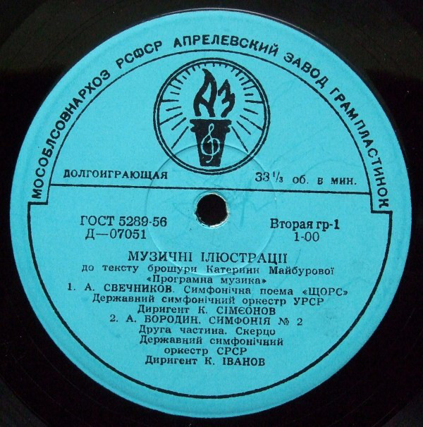Музичні ілюстрації до тексту брошури Катерини Майбурової «Програмна музика»