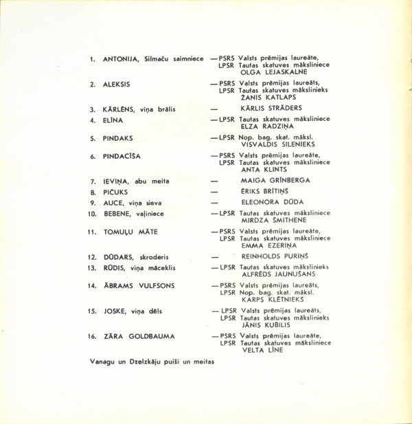 Рудольф БЛАУМАНИС (1863-1908). "Дни портных в Силмачах", комедия (на латышском языке)