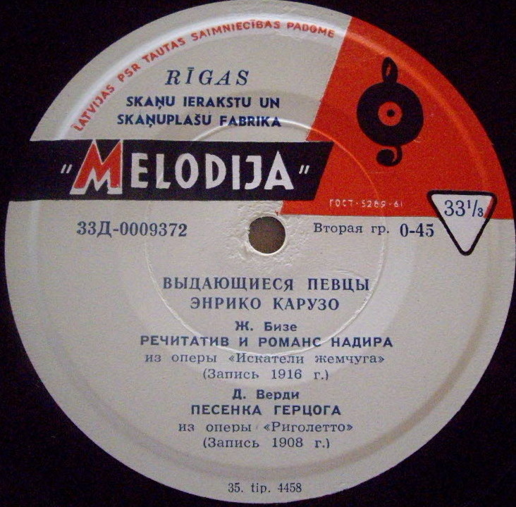 Энрико Карузо. Выдющиеся певцы