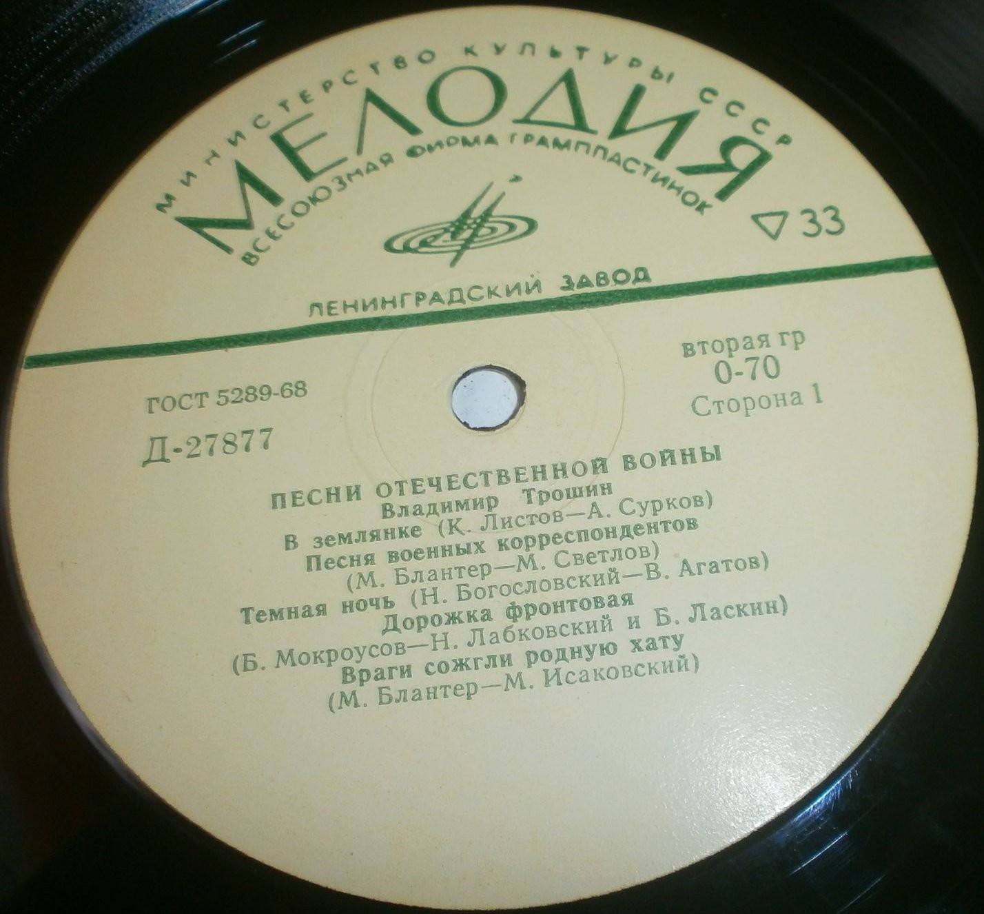 Владимир Трошин. Песни о Великой Отечественной войне