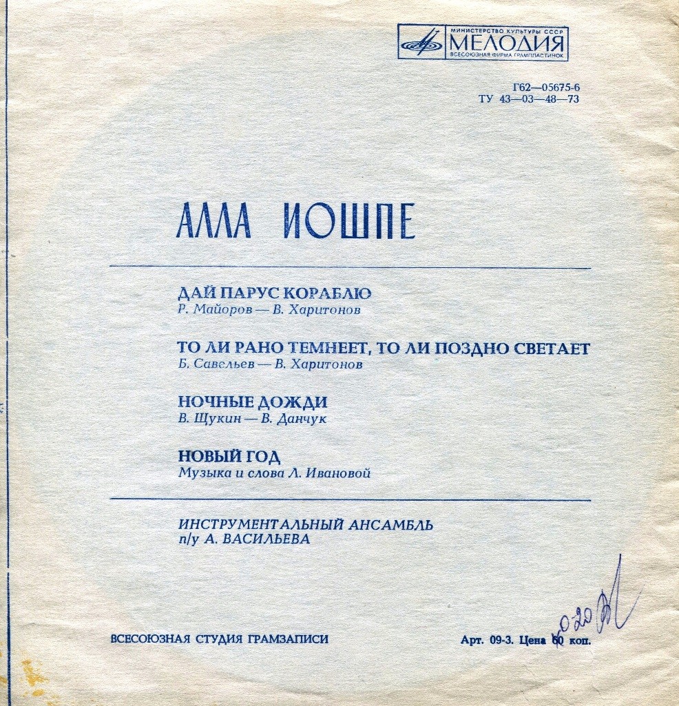 Алла Иошпе