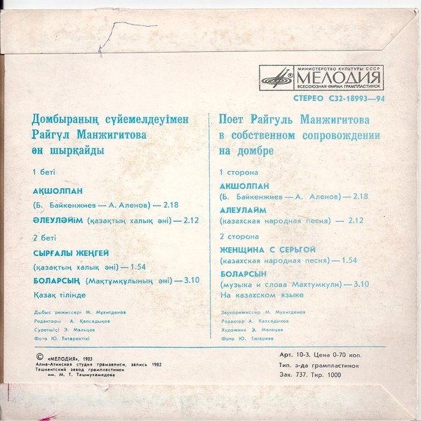 Райгуль МАНЖИГИТОВА