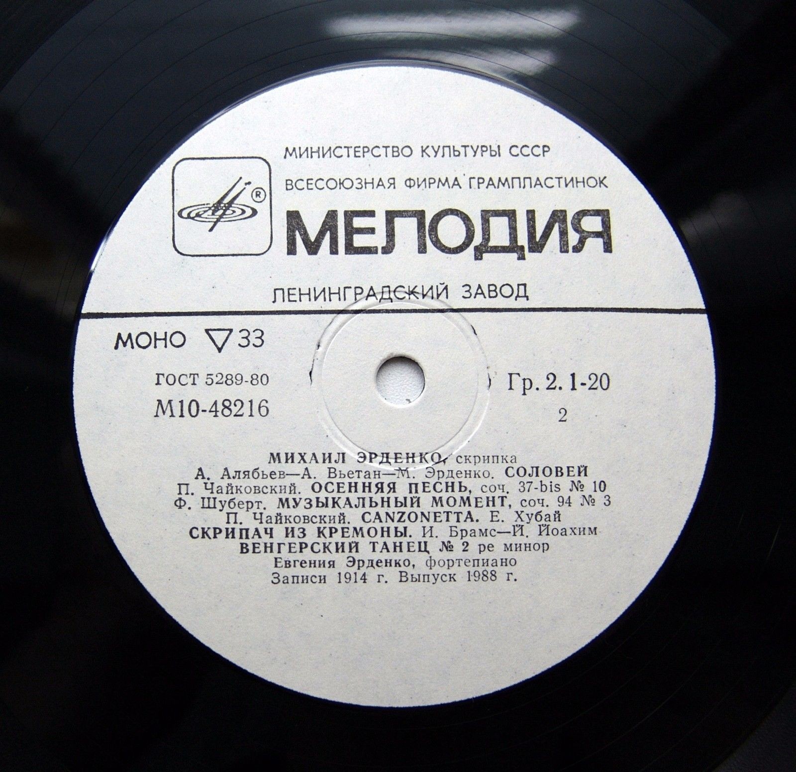 Михаил ЭРДЕНКО (скрипка)