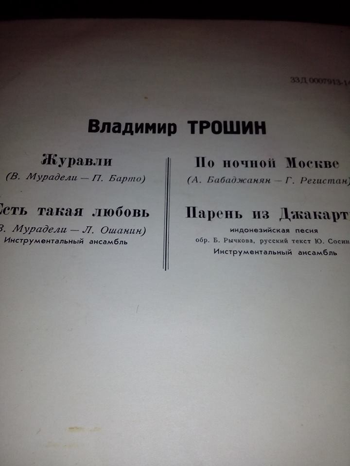 Поет Владимир Трошин