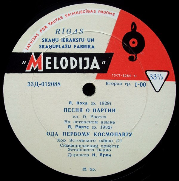 Симфонический оркестр Эстонского радио, дирижер Н. Ярви