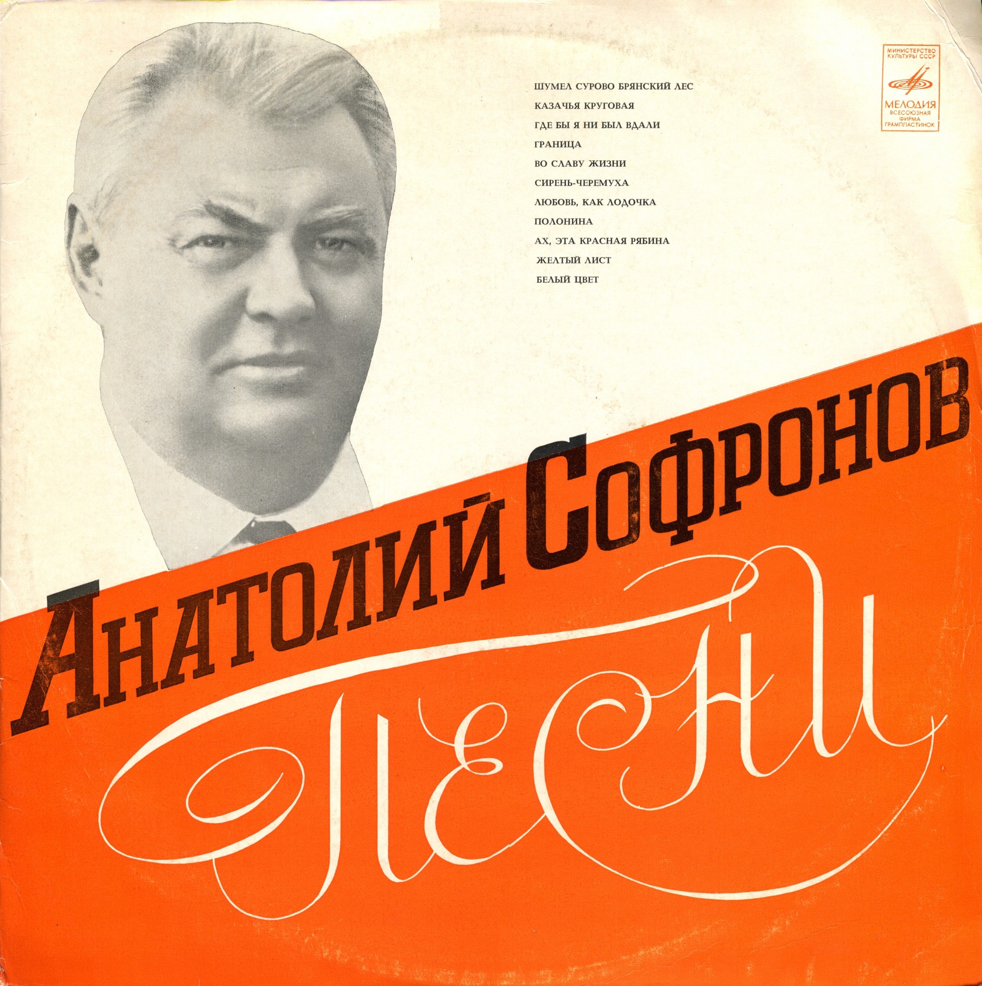Песни на стихи Анатолия СОФРОНОВА