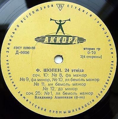 Ф. ШОПЕН Двадцать четыре этюда (В. Ашкенази, ф-но)