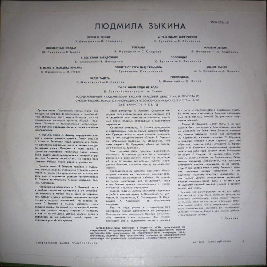 Людмила ЗЫКИНА