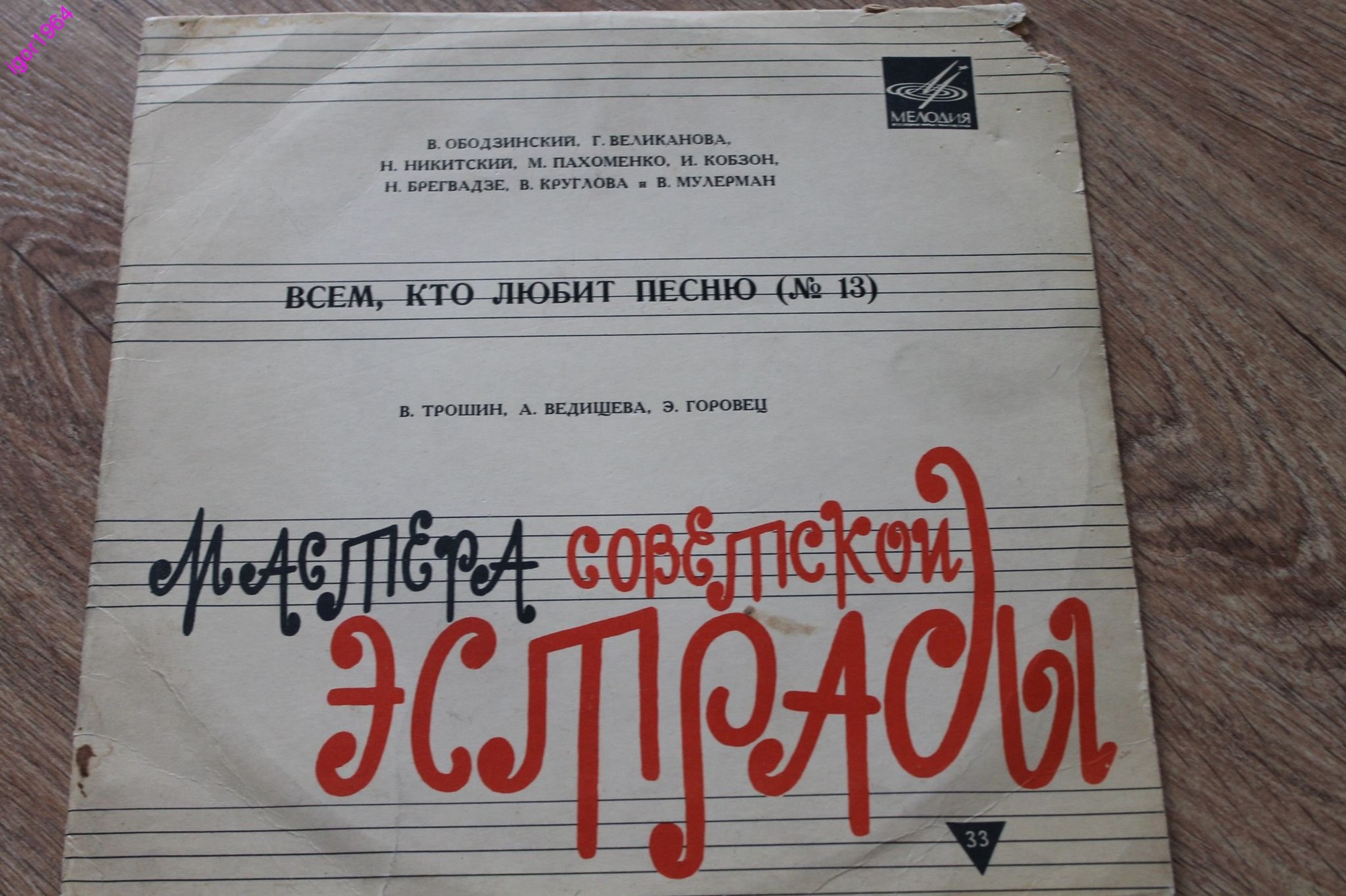 Всем, кто любит песню (№ 13)