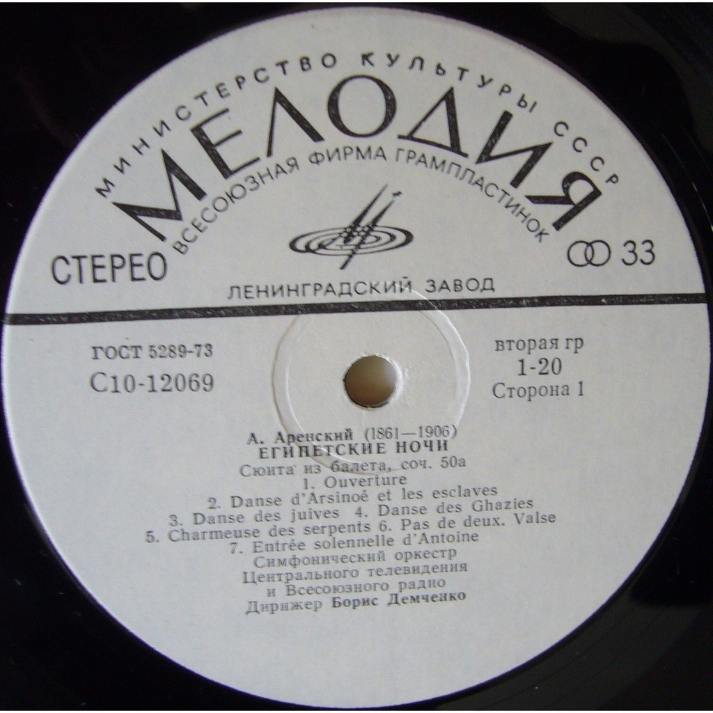 А. АРЕНСКИЙ, А. СЕРОВ, А. СКРЯБИН