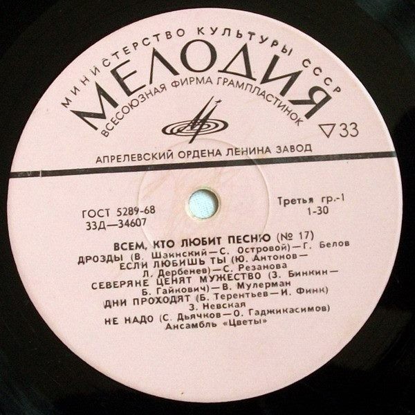 Всем, кто любит песню (№ 17)