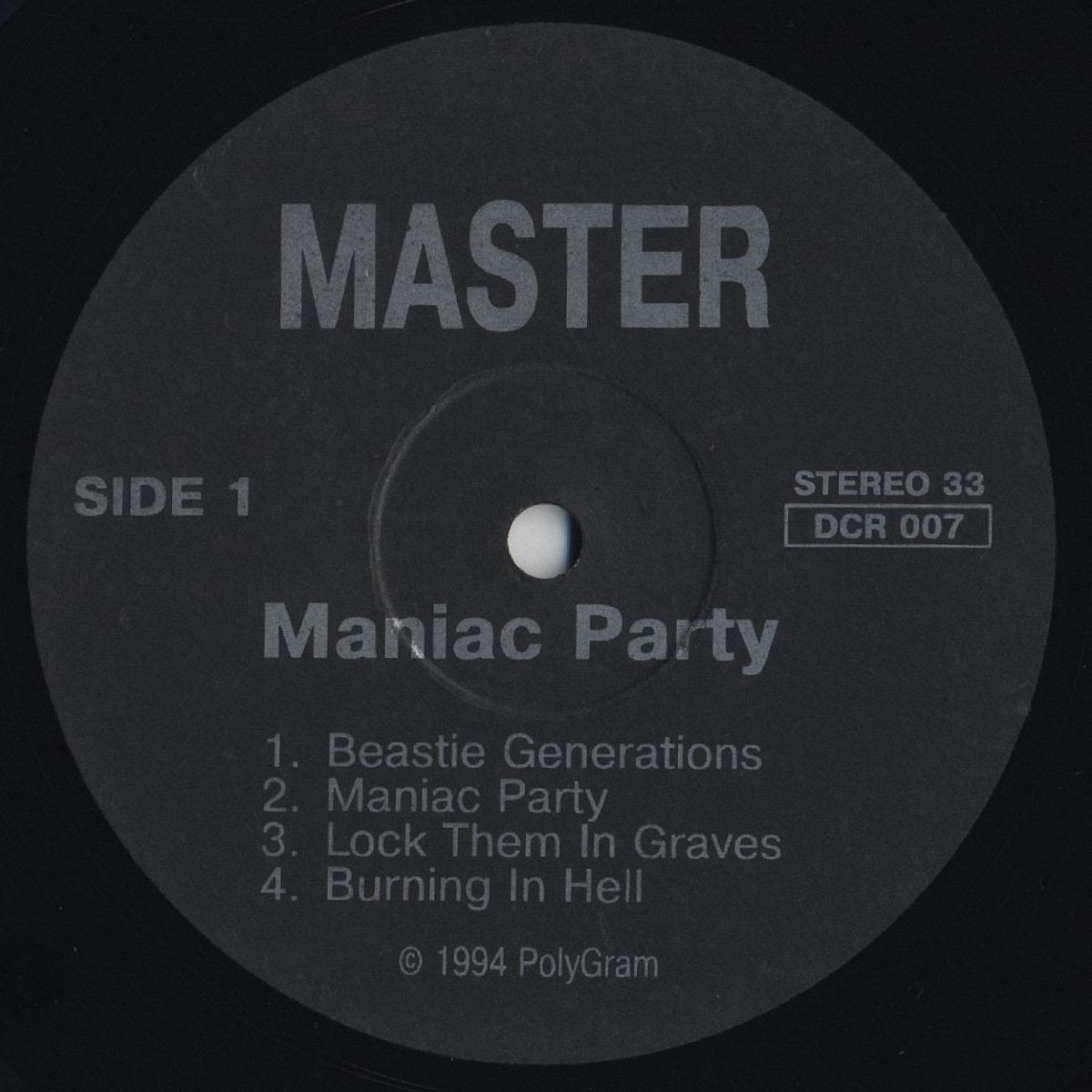 ГРУППА «МАСТЕР». «Maniac Party»