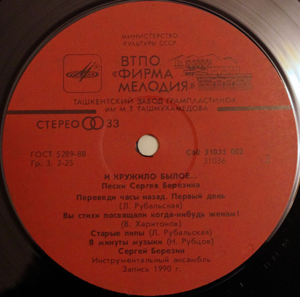 Сергей БЕРЕЗИН. «И кружило былое…»