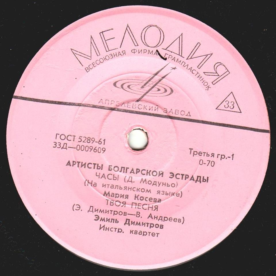 Артисты болгарской эстрады