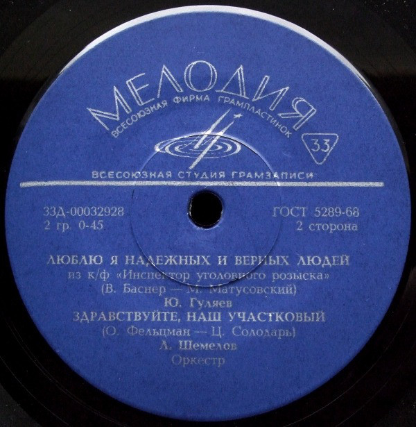 Песни о советской милиции