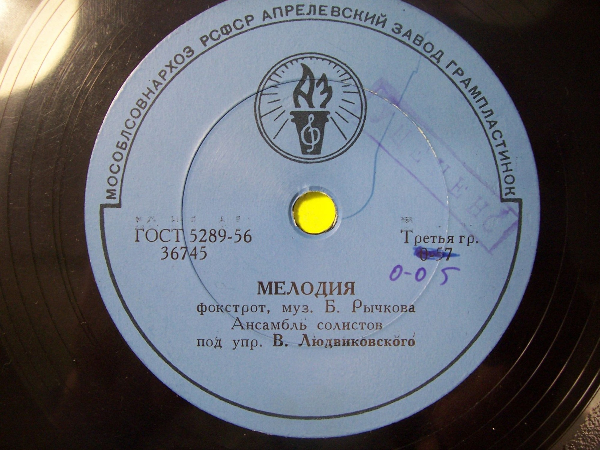 Ансамбль солистов под упр. В. Людвиковского