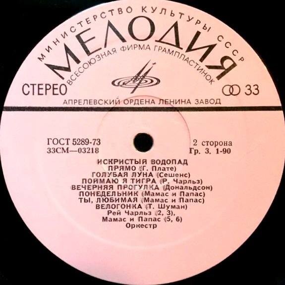 Искристый водопад