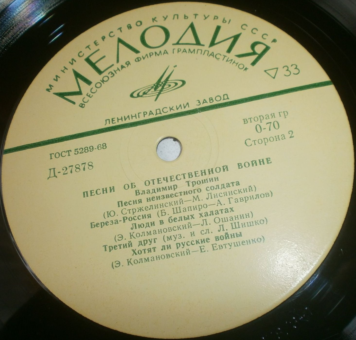 Владимир Трошин. Песни о Великой Отечественной войне