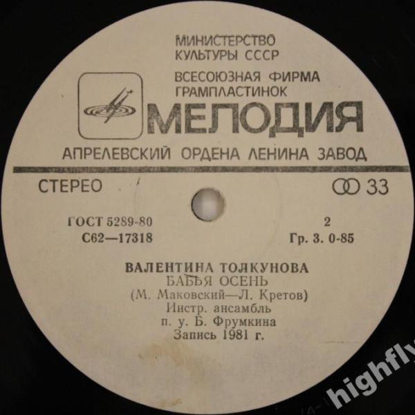 Валентина ТОЛКУНОВА