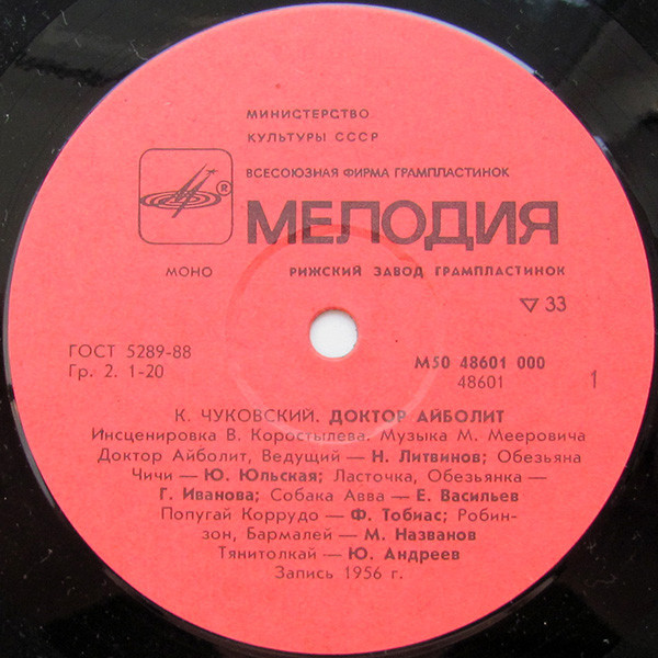 Корней Чуковский. Доктор Айболит