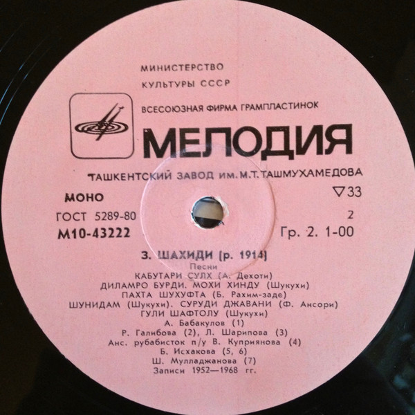 З. ШАХИДИ (р. 1914)