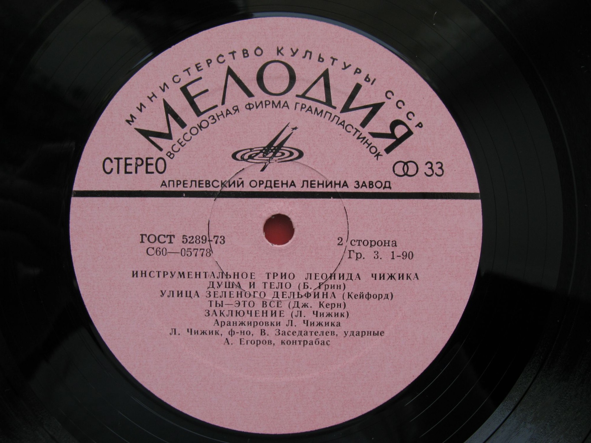 Инструментальное трио Леонида Чижика