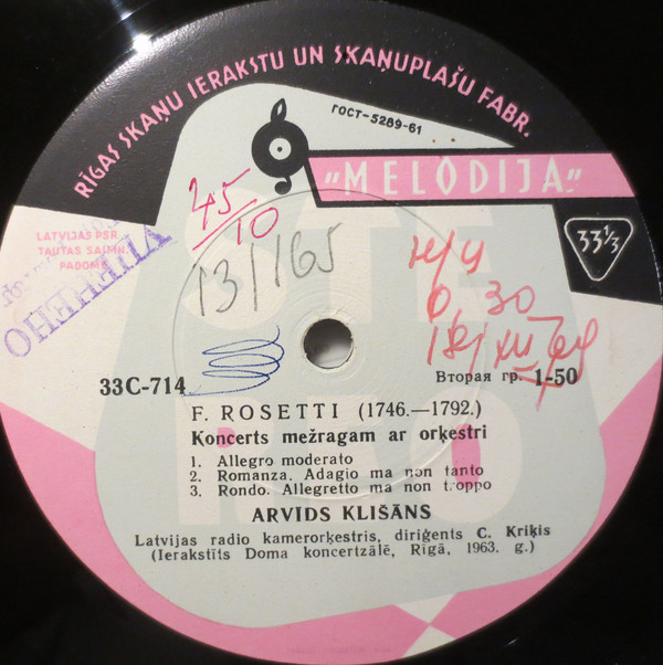 О. Респиги, Ф. Росетти