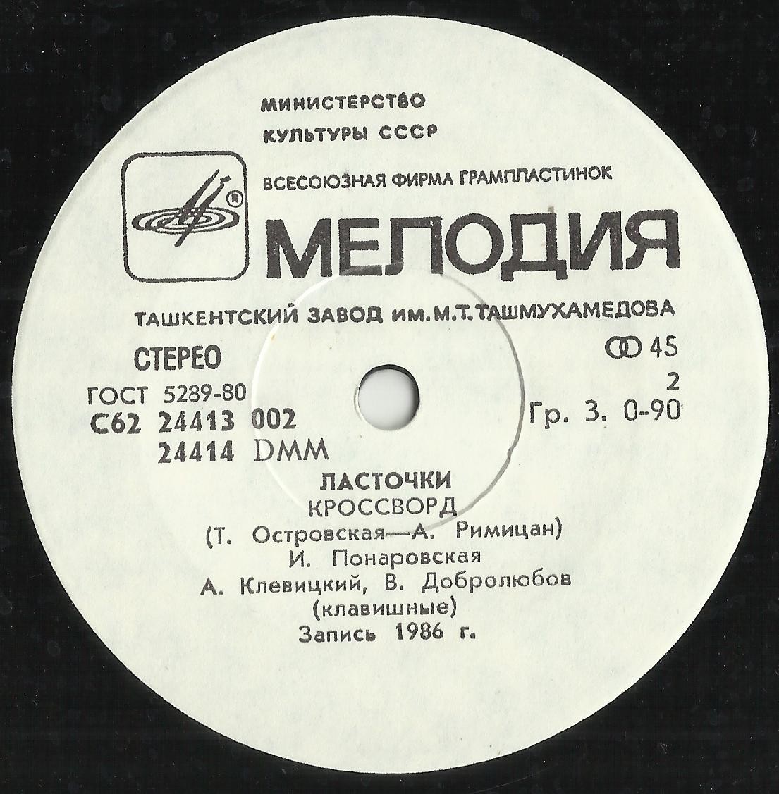 Ирина ПОНАРОВСКАЯ «Ласточки»