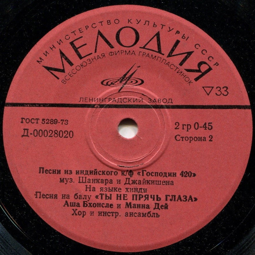 Песни из индийского к/ф "Господин 420"