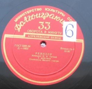 Н. ГОГОЛЬ (1809–1852): «Ревизор», комедия в 5 д. (Малый театр)