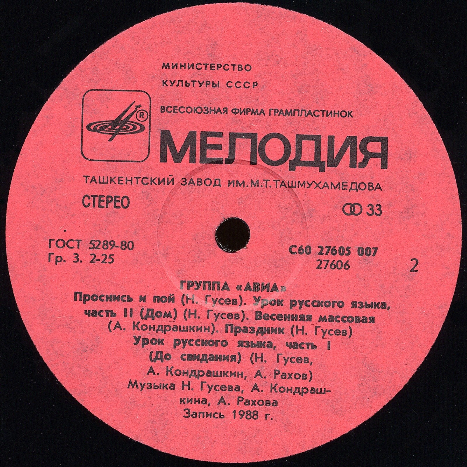 Группа «АВИА». Всемъ!
